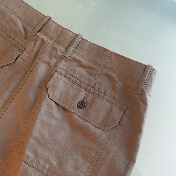 Linen Pants Banana Republic Linen Blend High Waist Straight Leg Pants Size 30/32 - Picture 11 of 12